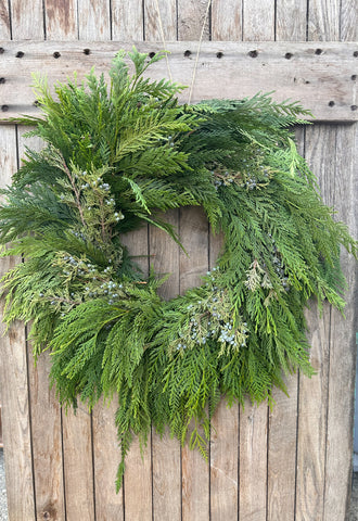 Juniper and Cedar Wreath
