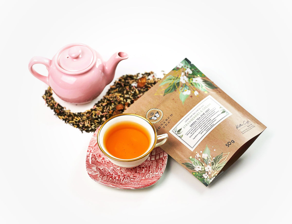 Strawberry & Cream Green Tea Limited Edition