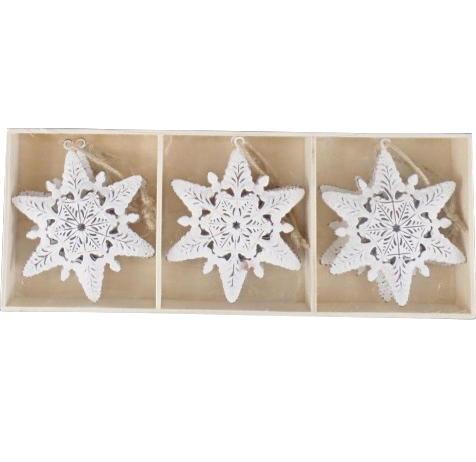 Metal Hanging Snowflakes