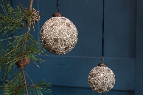 Glittery Gold Ornament